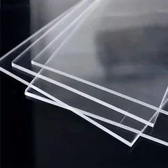 Chapas de acrílico transparente de 2 mm, foto de referência